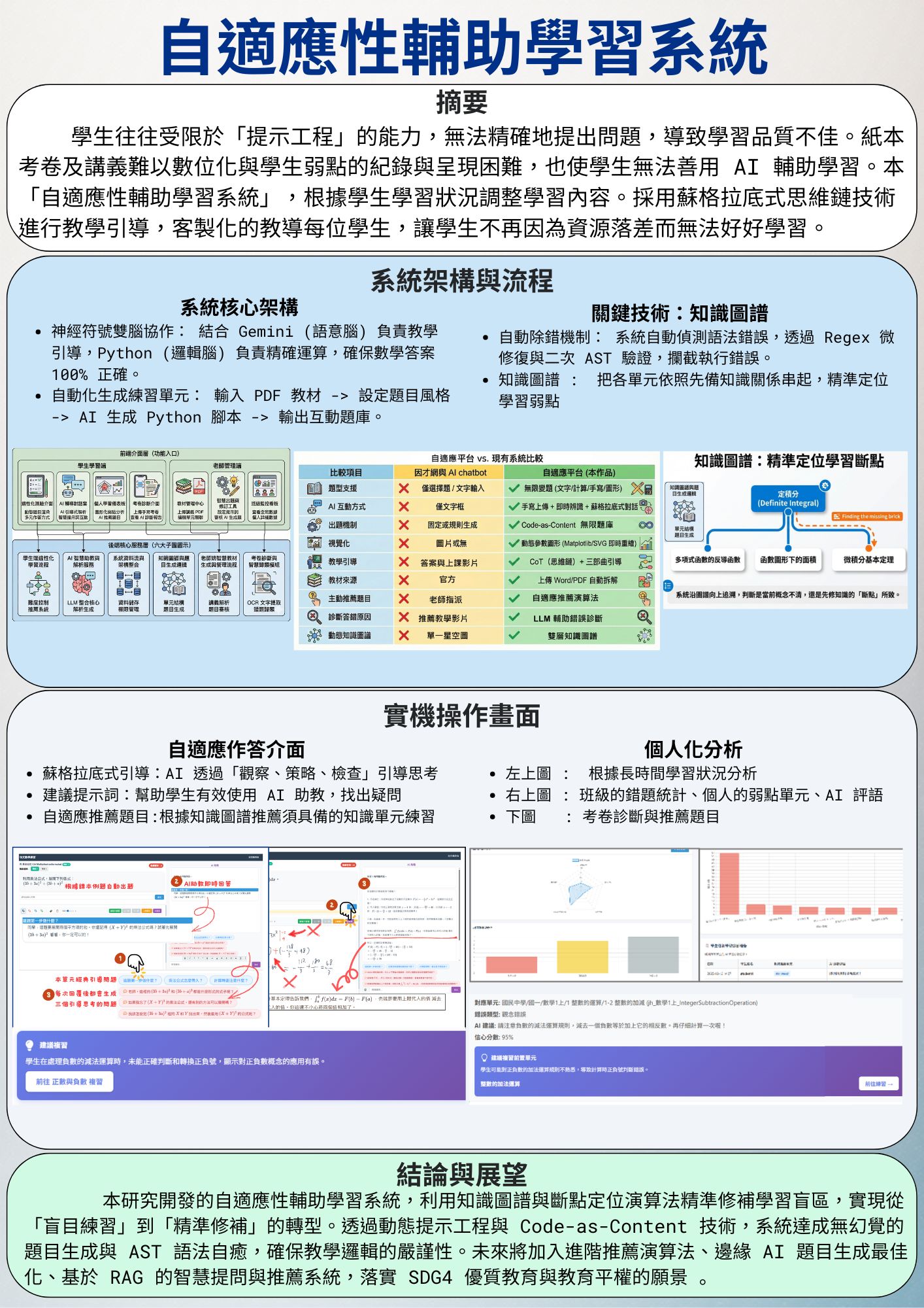 自適應性輔助學習系統